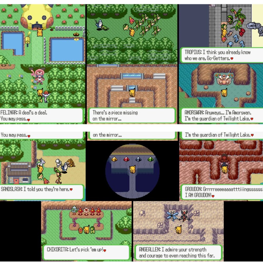 Pokemon Ruby Destiny Rescue Rangers GBA ROM Hack Game Custom Gameboy Advance - Picture 2 of 8
